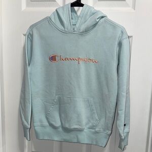 Champion Girl’s Sky Blue Pullover Hoodie